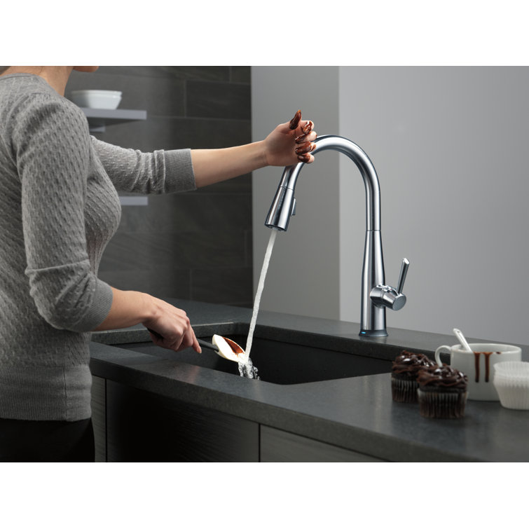 Stainless Steel Pull-Down Kitchen Faucet with Touch Technology