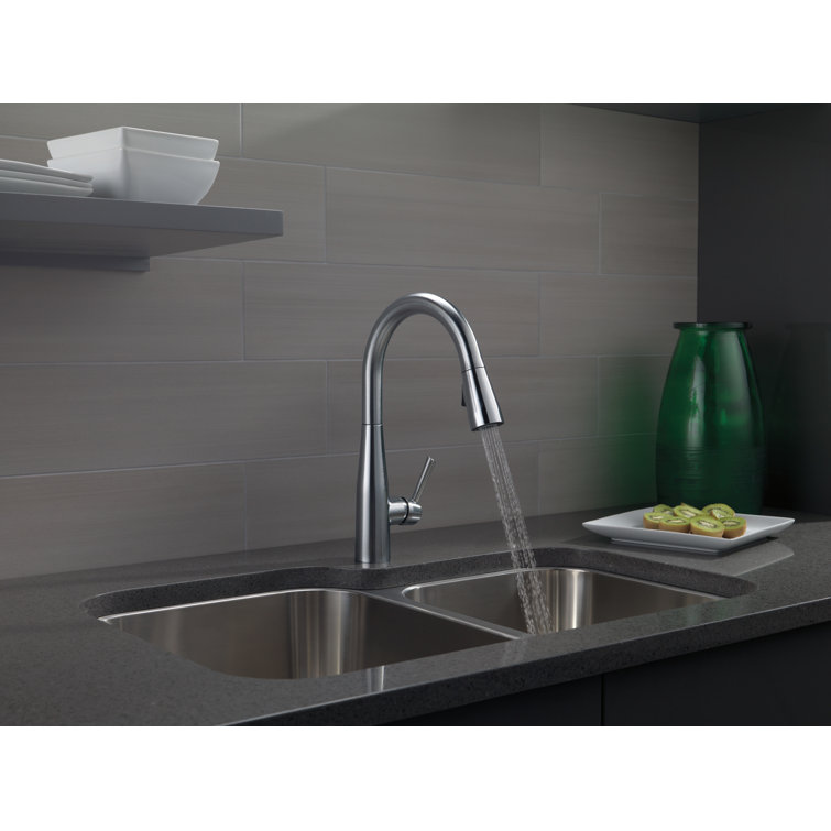 Arctic Stainless Steel Pull-Down Single Handle Kitchen Faucet
