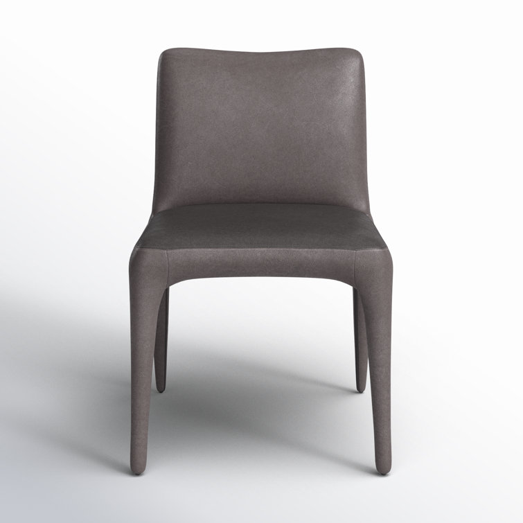 Heritage Graphite Upholstered Linen Side Chair