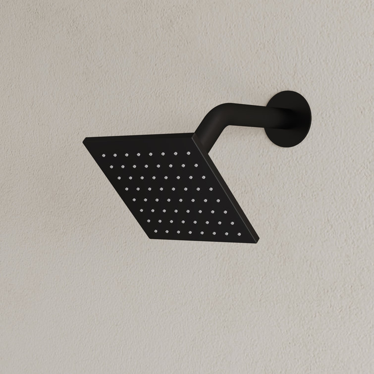 Matte Black Dual Shower System with Adjustable Body Jets