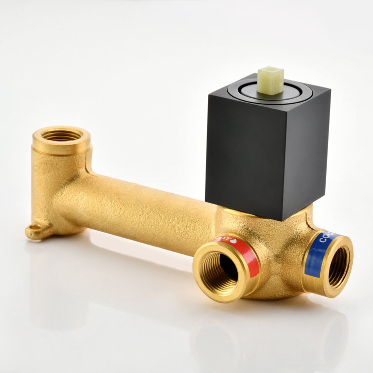 Matte Black Brass Wall Mount Waterfall Bathroom Faucet