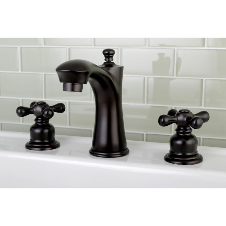 Victorian 8-inch Widespread Oil Rubbed Bronze Bathroom Faucet