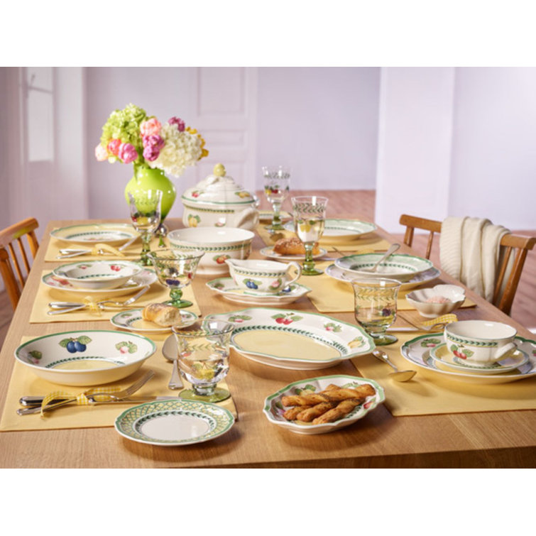 Valence Floral Print Porcelain Bread Plate