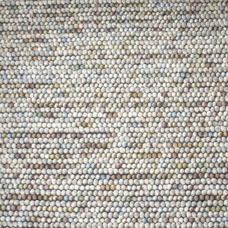 Ivory and Multi Wool Flat Woven Runner Rug