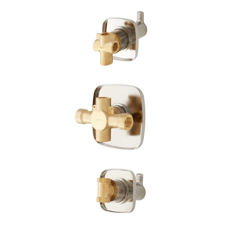 Oil Rubbed Bronze Thermostatic Shower System with Handheld and Body Sprays