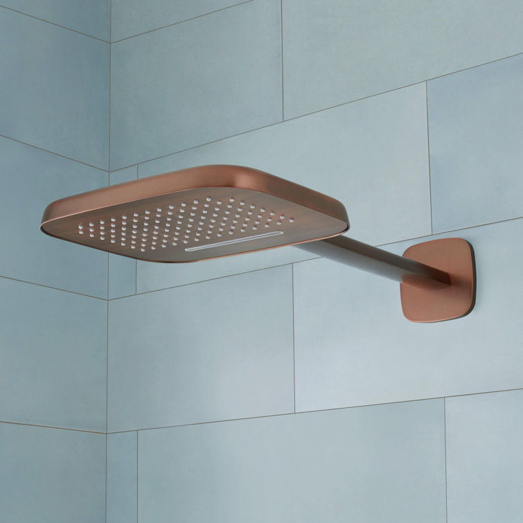 Oil Rubbed Bronze Thermostatic Shower System with Handheld and Body Sprays