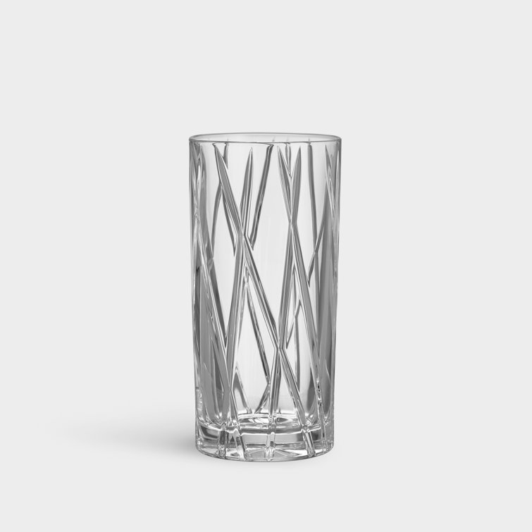 Martti Rytkönen Handmade Crystalized Stemless Highball Glass Set