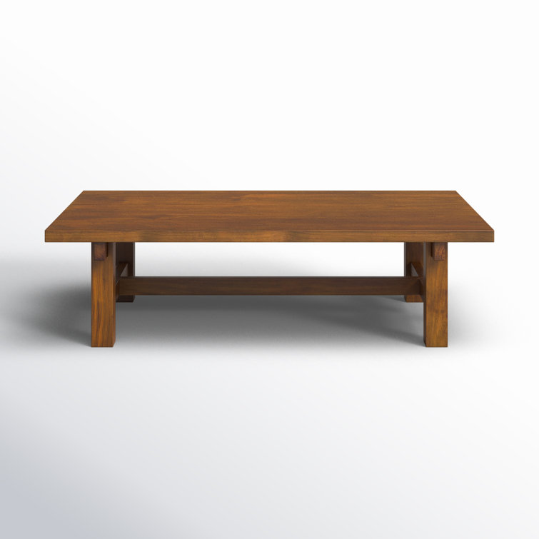 Octavia Solid Pine Wood Rectangular Coffee Table