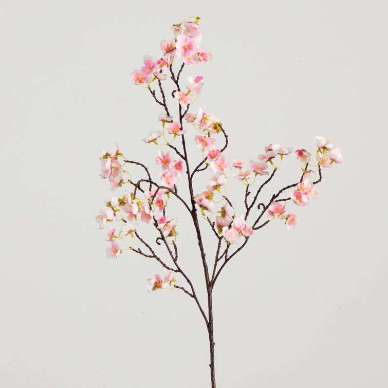 41in Pink Artificial Cherry Blossom Flower Stems Set