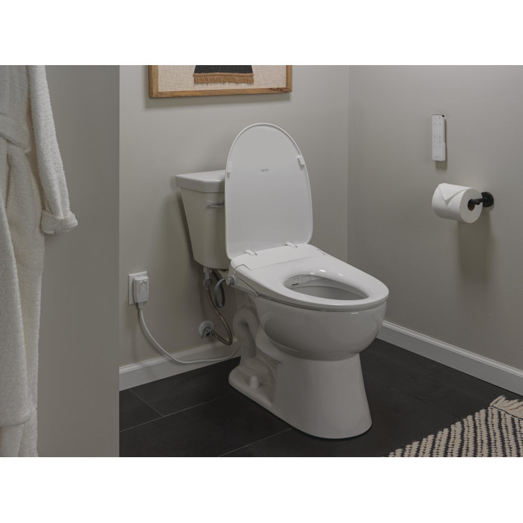 Refresh Ultimate White Elongated Electric Bidet Toilet Seat