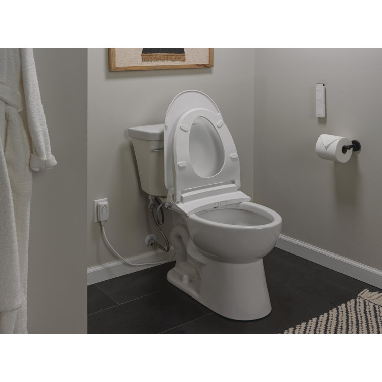Refresh Ultimate White Elongated Electric Bidet Toilet Seat