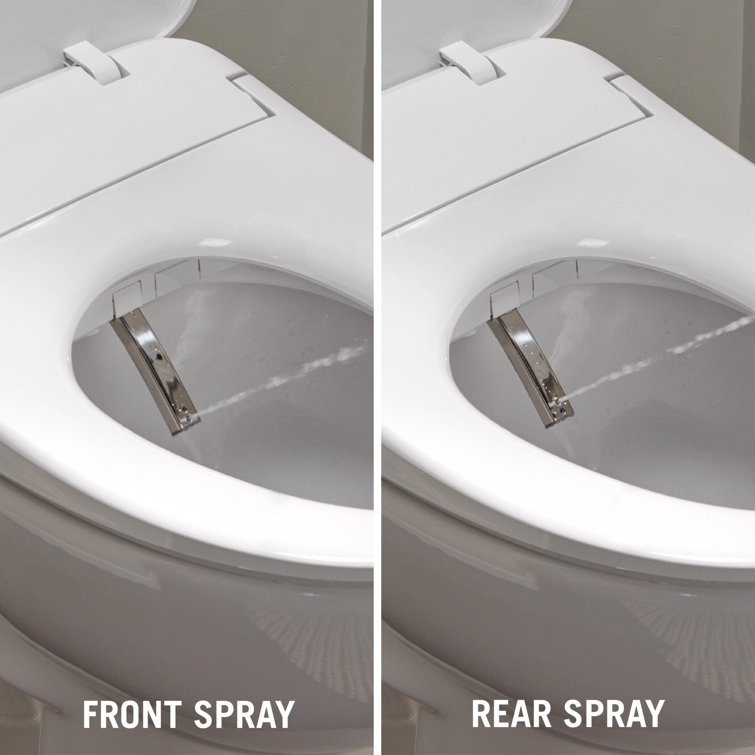 Refresh Ultimate White Elongated Electric Bidet Toilet Seat