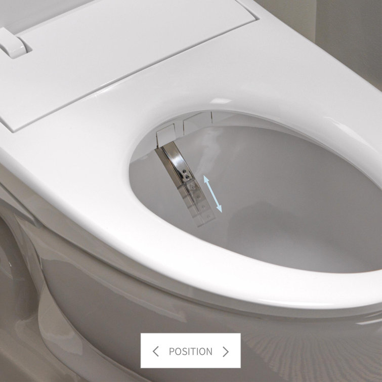 Refresh Ultimate White Elongated Electric Bidet Toilet Seat