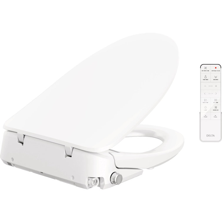 Refresh Ultimate White Elongated Electric Bidet Toilet Seat