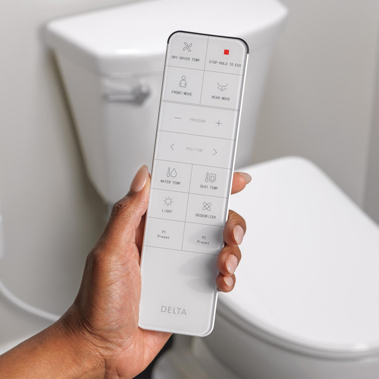 Refresh Ultimate White Elongated Electric Bidet Toilet Seat