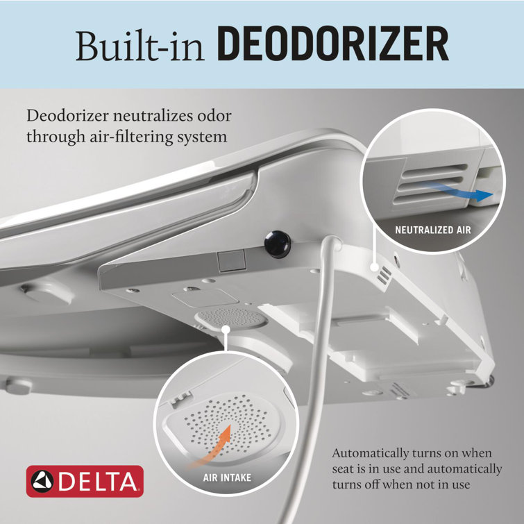 Refresh Ultimate White Elongated Electric Bidet Toilet Seat