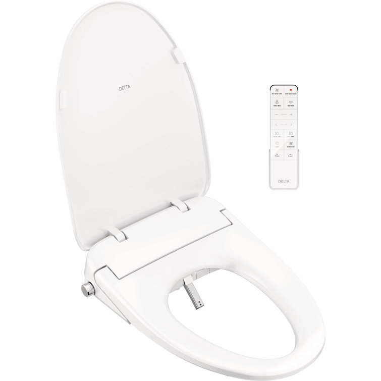 Refresh Ultimate White Elongated Electric Bidet Toilet Seat