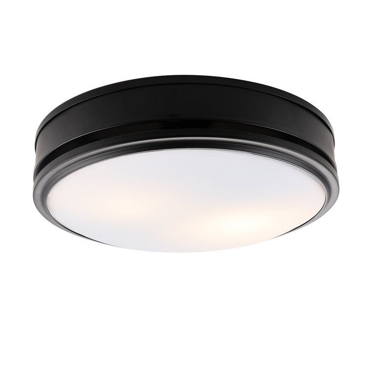Matte Black Round LED Ceiling Mount Exhaust Fan