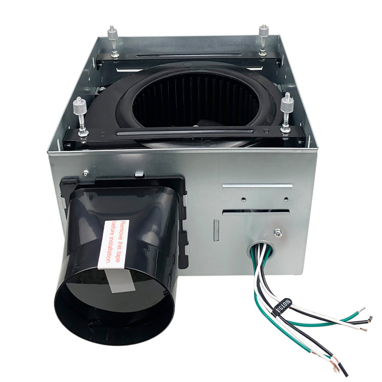 Matte Black Round LED Ceiling Mount Exhaust Fan