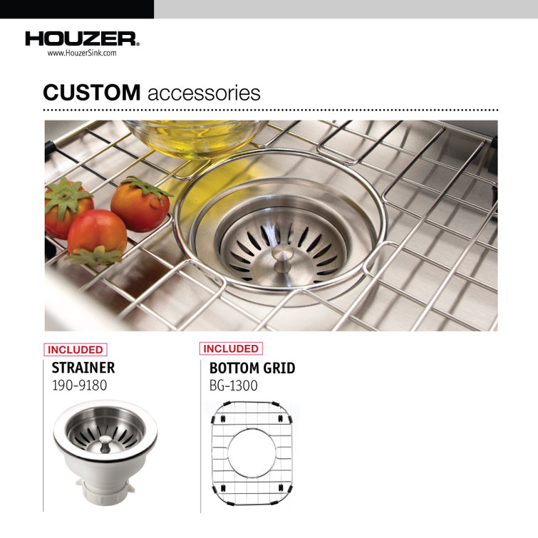 Compact Stainless Steel Undermount Bar Sink with Strainer