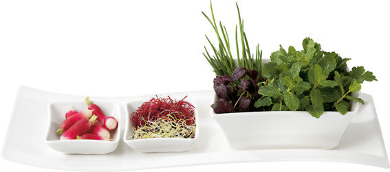 Elegant White Ceramic Square Snack Bowl for Everyday Elegance