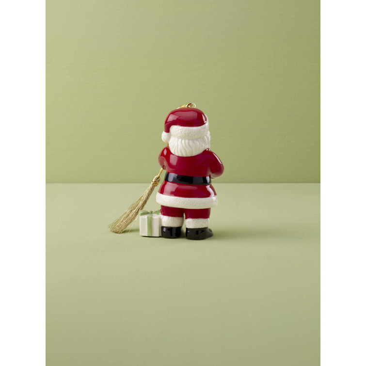 ANNUAL DATED 2024 Santa With Pickle & Candy Cane Ornament