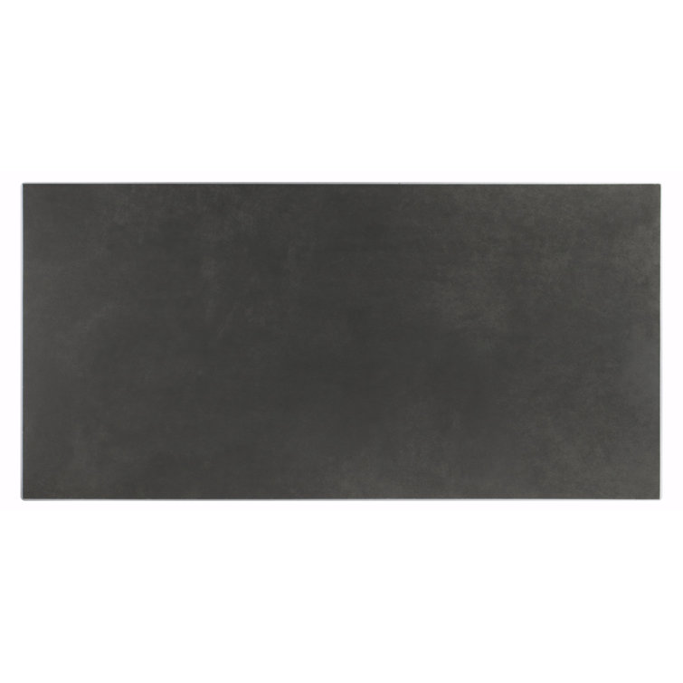 Matte Steel 12x24 Porcelain Tile with Pressed Edges