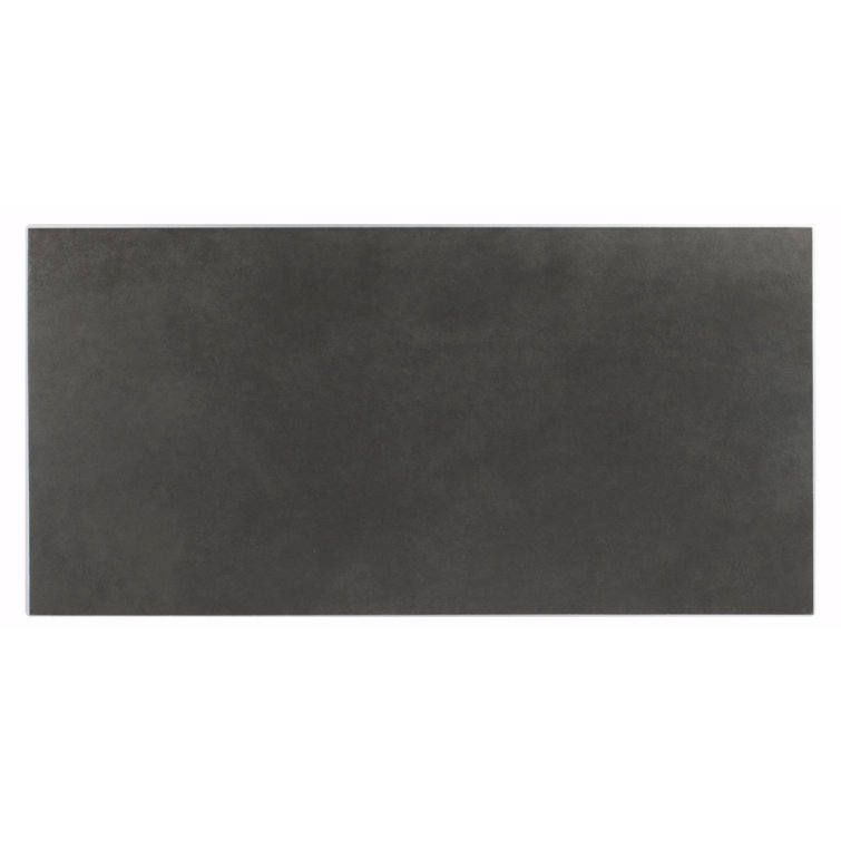 Matte Steel 12x24 Porcelain Tile with Pressed Edges