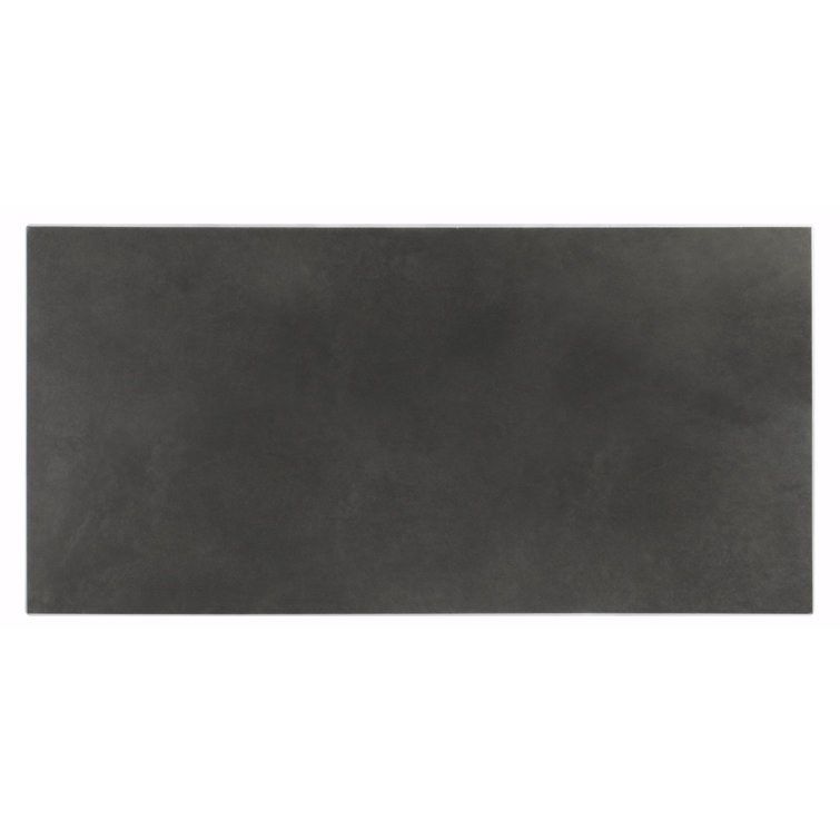 Matte Steel 12x24 Porcelain Tile with Pressed Edges