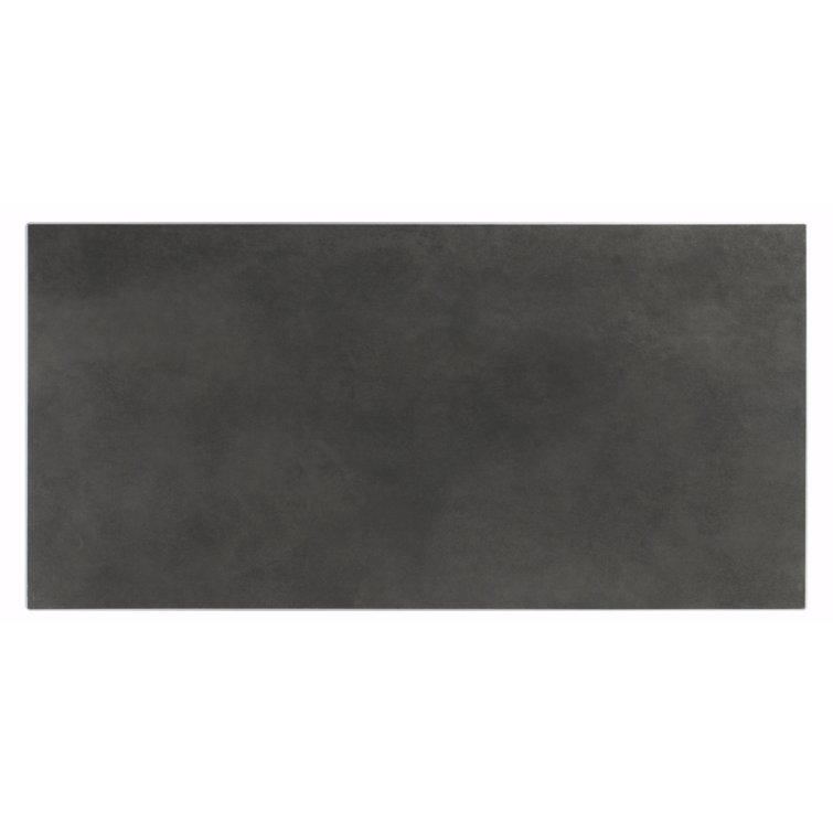 Matte Steel 12x24 Porcelain Tile with Pressed Edges