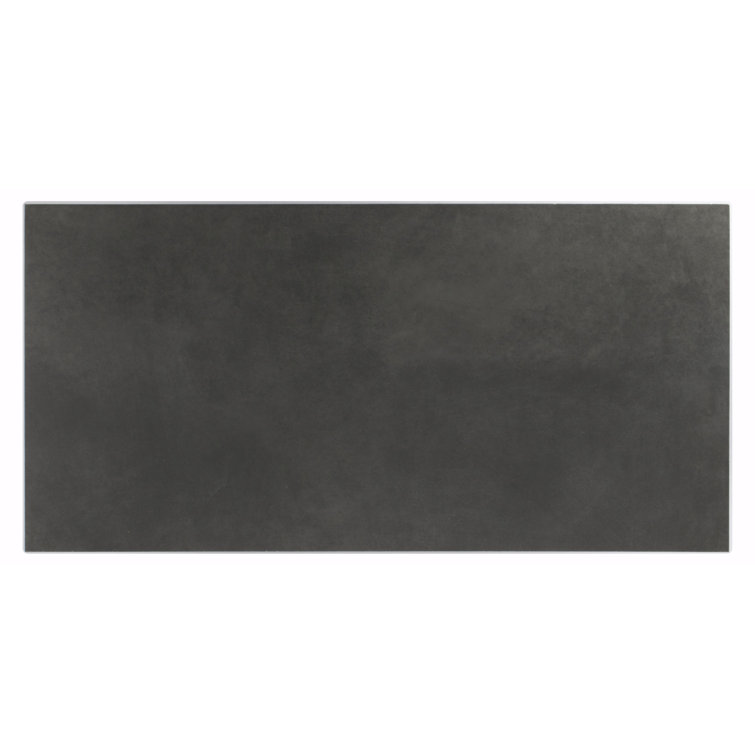 Matte Steel 12x24 Porcelain Tile with Pressed Edges