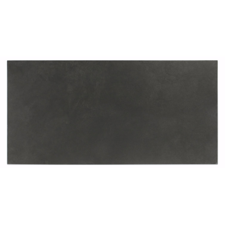 Matte Steel 12x24 Porcelain Tile with Pressed Edges