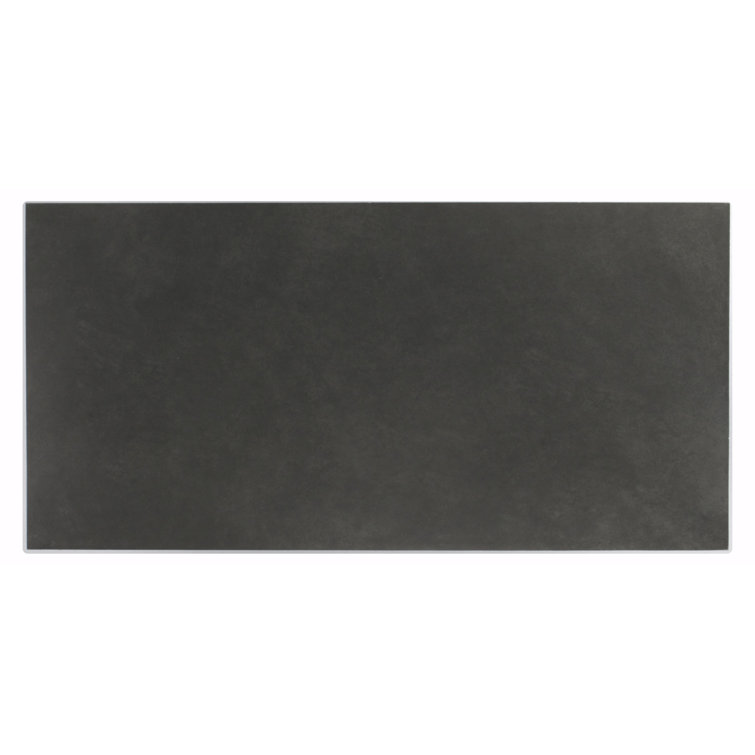 Matte Steel 12x24 Porcelain Tile with Pressed Edges