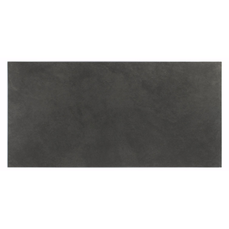 Matte Steel 12x24 Porcelain Tile with Pressed Edges