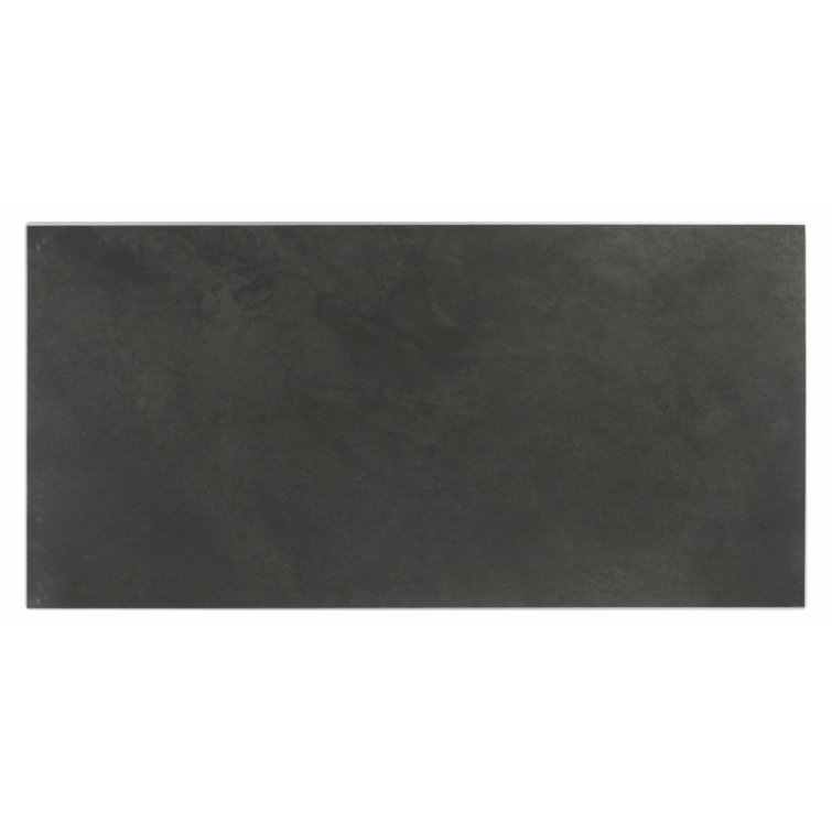 Matte Steel 12x24 Porcelain Tile with Pressed Edges