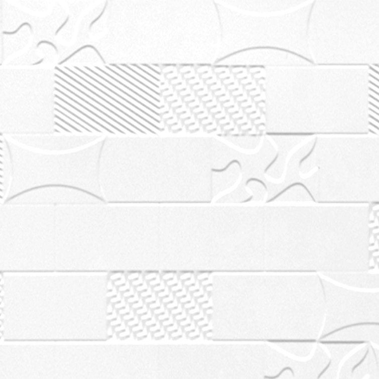 Versatile 4ft x 8ft Gloss White Textured PVC Wall Panels