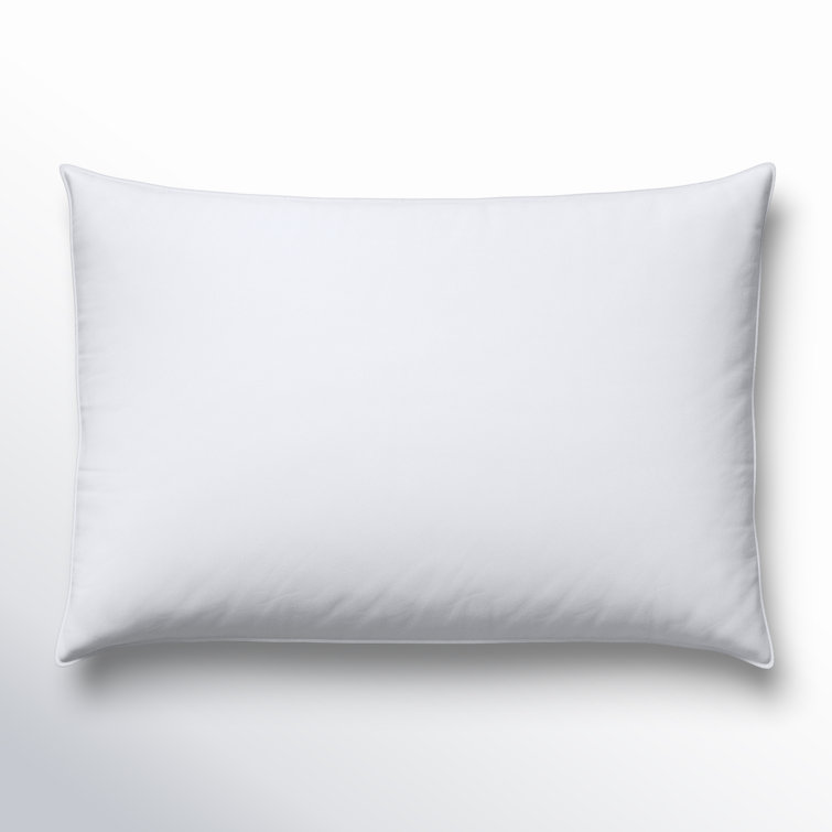 Queen White Cotton Down Blend Pillow