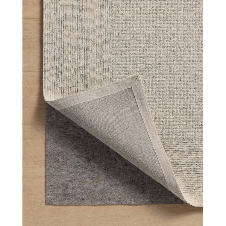 Amber Lewis Ivory and Sky Hand-Tufted Wool Area Rug