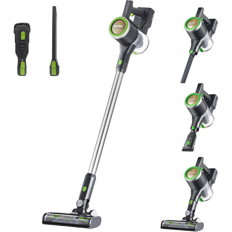 Moss Green Cordless Stick Vacuum with HEPA Filter