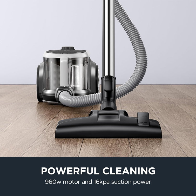 Eureka Silver Bagless Canister Vacuum with HEPA Filter for Pets