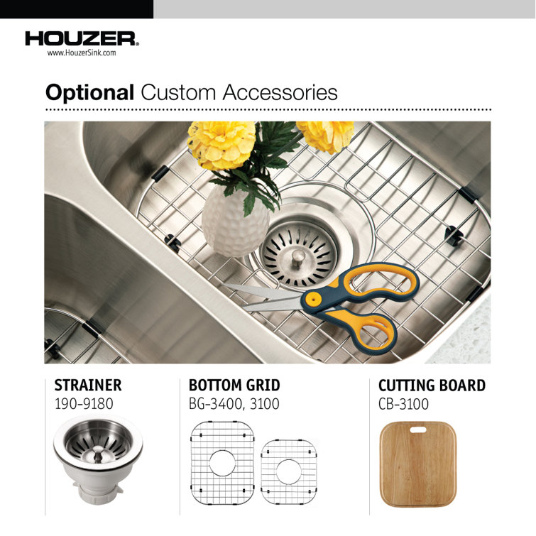 Stainless Steel Double Bowl Undermount Kitchen Sink