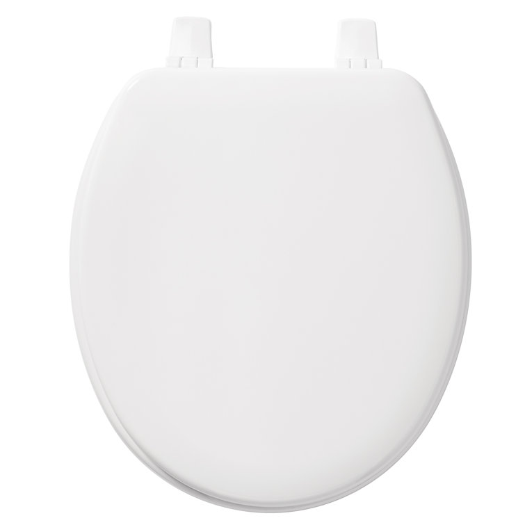 White Molded Wood Baby/Toddler Toilet Seat