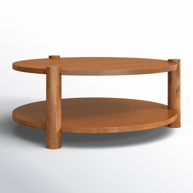 Algiers Warm Brown Solid Mango Wood Coffee Table