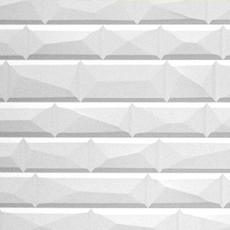 Vista 4ft x 8ft Gloss White 3D Textured PVC Wall Panels