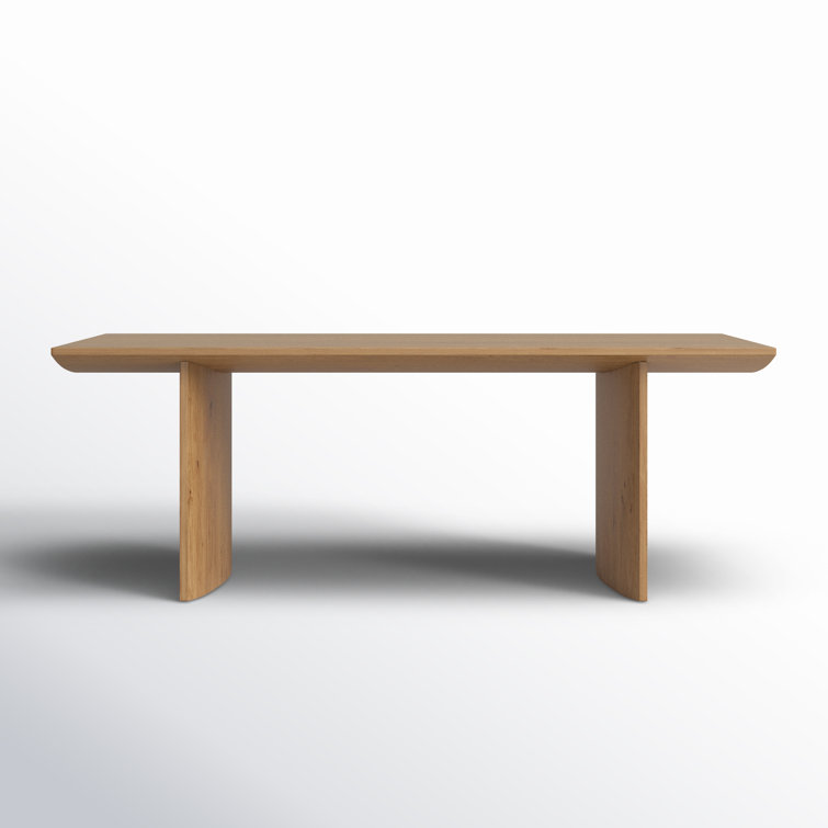 Contemporary Warm Grey-Brown Oak Veneer Rectangular Dining Table