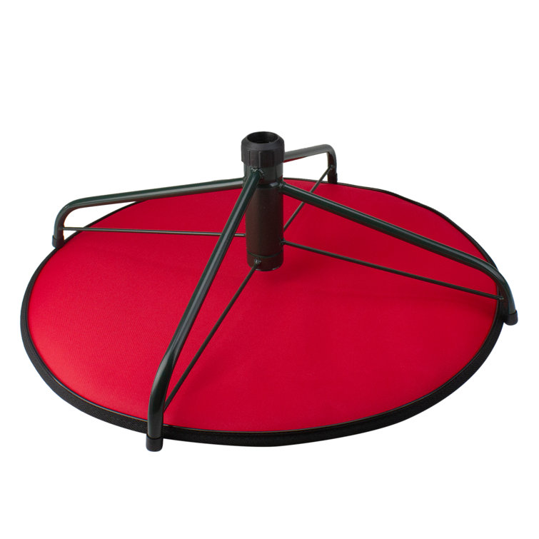 Red and Black Medium Premium Christmas Tree Mat