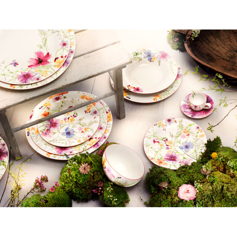 Mariefleur Multicolor Floral Porcelain 4-Piece Place Setting