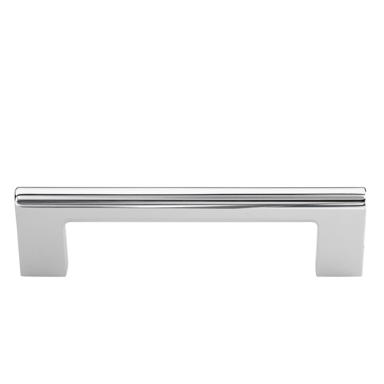 Vail 4-inch Polished Chrome Cylindrical Bar Pull