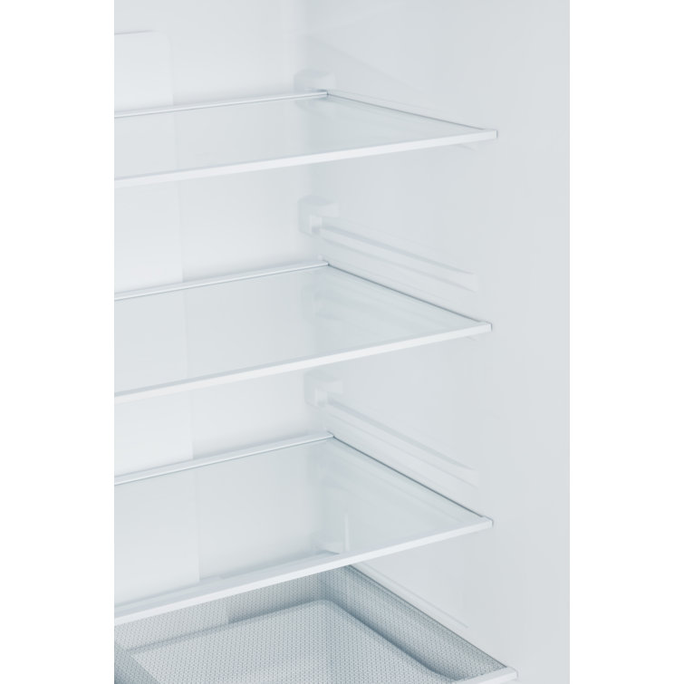 Stainless Steel Compact French Door Refrigerator with Ice Maker