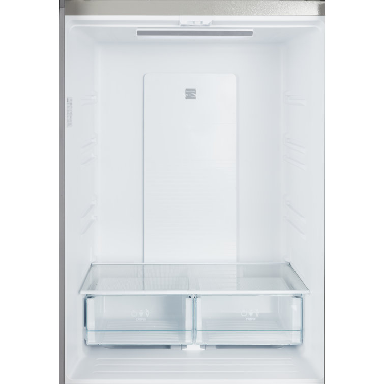 Stainless Steel Compact French Door Refrigerator with Ice Maker